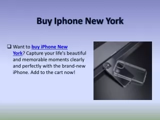 Buy Iphone New York