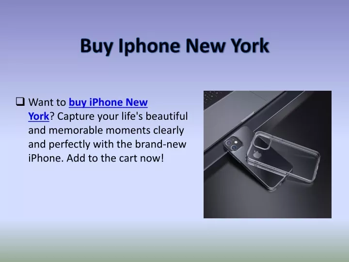 where to buy iphone in new york