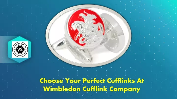 choose your perfect cufflinks at wimbledon