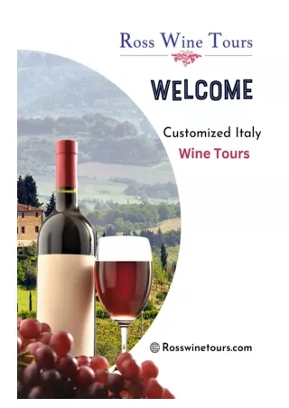 Customized Italy Wine Tours