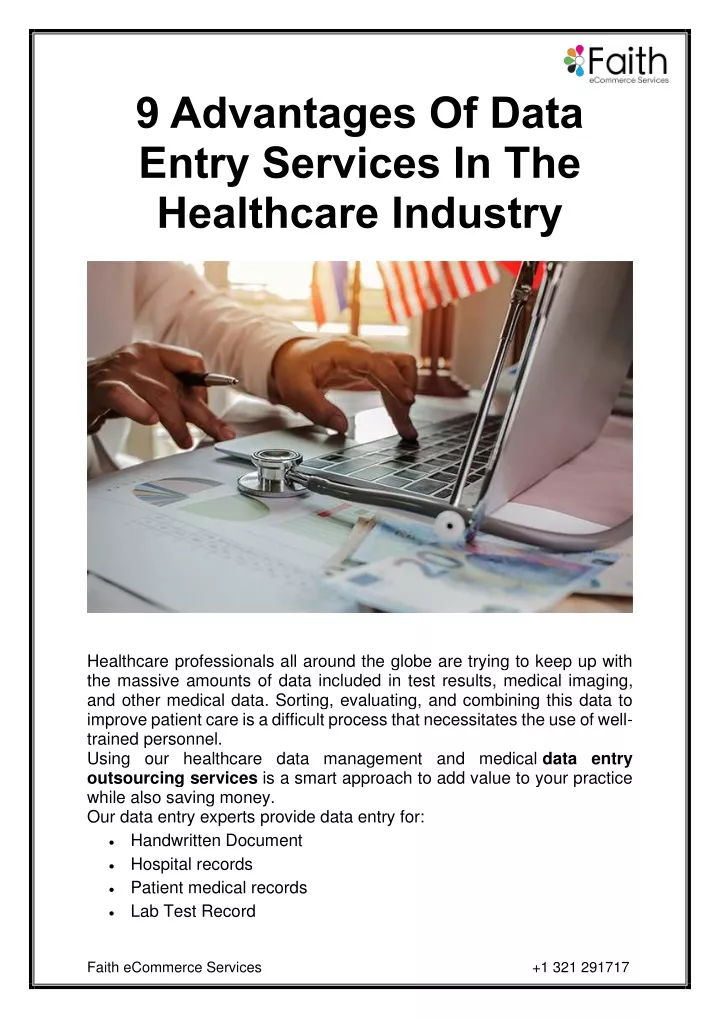 9 advantages of data entry services