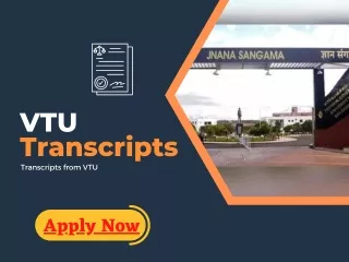 Transcripts From VTU