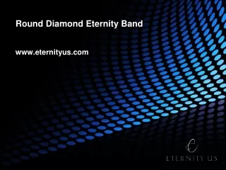 round diamond eternity band