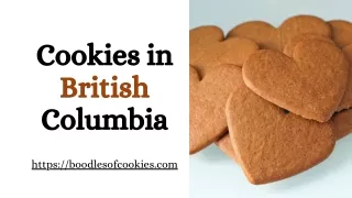 Cookies in British Columbia Online - Boodles of Cookies