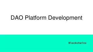 dao platform development