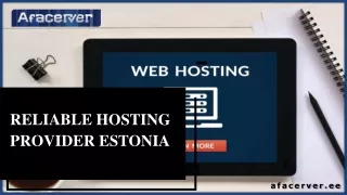 Reliable Hosting Provider Estonia