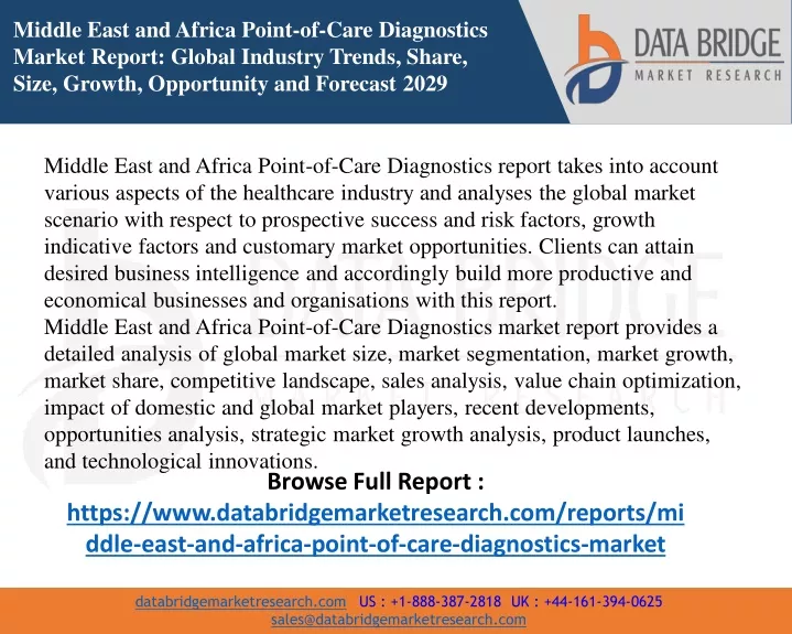 middle east and africa point of care diagnostics
