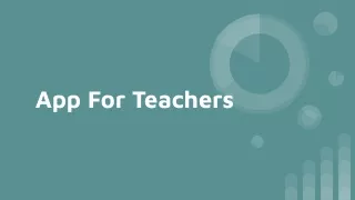 App For Teachers