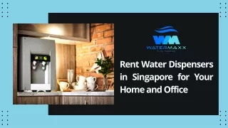 Rent Water Dispensers in Singapore for Your Home and Office