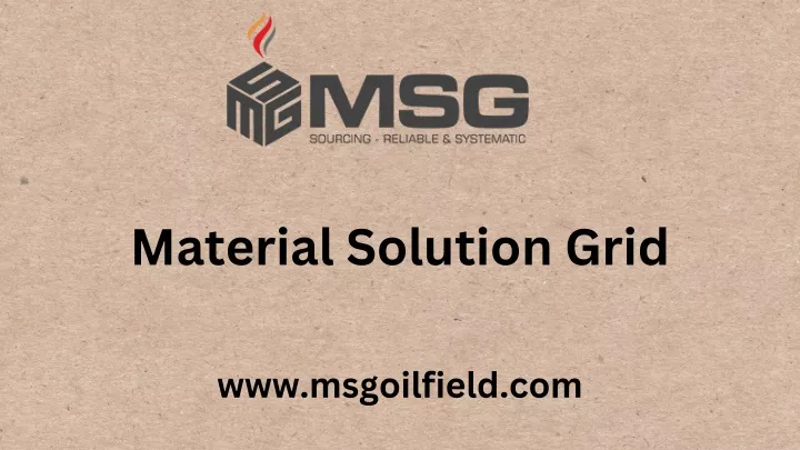 material solution grid
