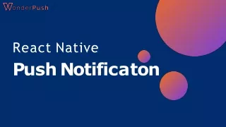 How Firebase Works With React Native Push Notifications