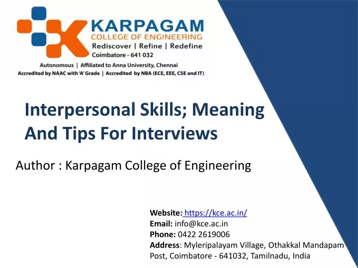 interpersonal skills meaning and tips