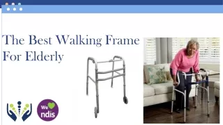 The Best Walking Frame For Elderly