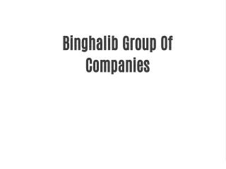 binghalib group of companies