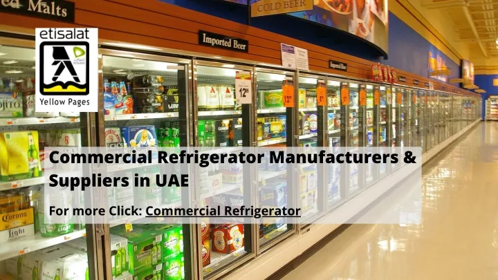 commercial refrigerator manufacturers suppliers
