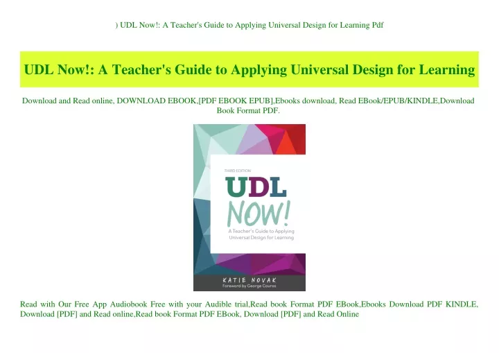 ppt-download-pdf-udl-now-a-teacher-s-guide-to-applying-universal