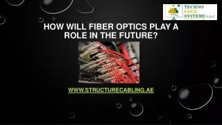 How Will Fiber Optics Play a Role in The Future