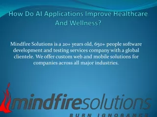 mindfire solutions is a 20 years old 650 people