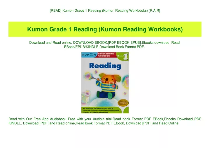 read kumon grade 1 reading kumon reading