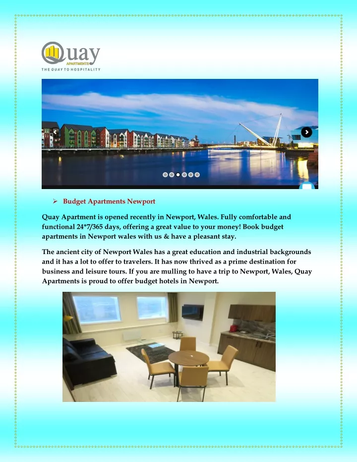 budget apartments newport