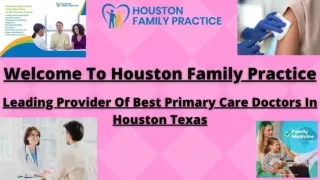 Houston Family Practice: Offers Best Primary Care Doctors In Houston Texas