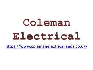 Coleman Electrical