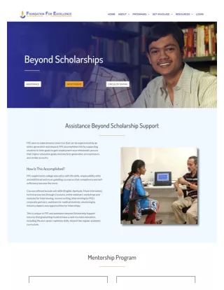 Assistance Beyond Scholarship Support