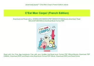 [download] [epub]^^ C'Est Mon Corps! (French Edition) ebook