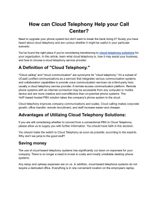 How can cloud telephony help your call center_.docx