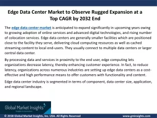 Edge Data Center Market