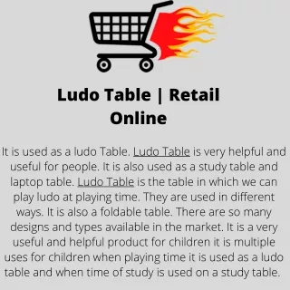 ludo table retail online