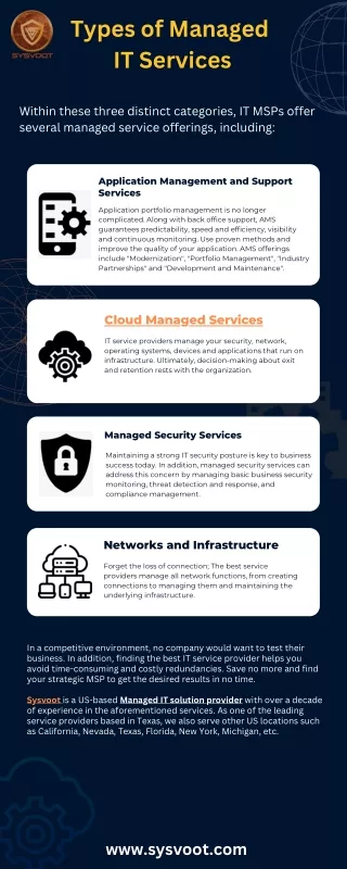 types of managed it services