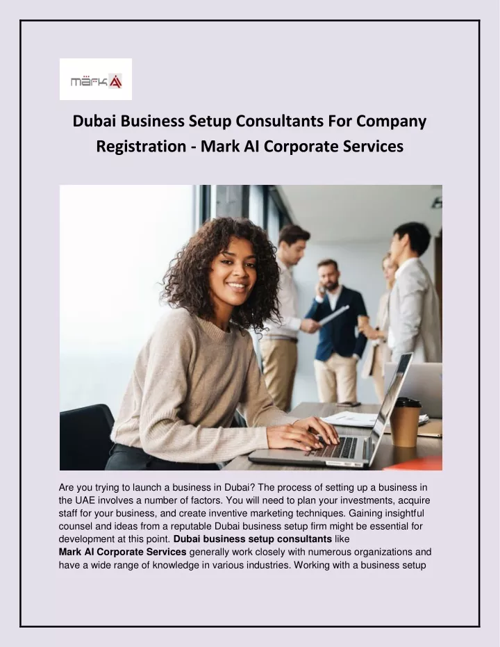 dubai business setup consultants for company