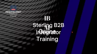IBM Sterling B2B Integrator Online Training by rea time trainer | Proexcellency