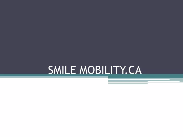 smile mobility ca