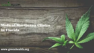 The Best Medical Marijuana Clinics in Florida