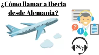 ¿Cómo contactar con Iberia desde Alemania?