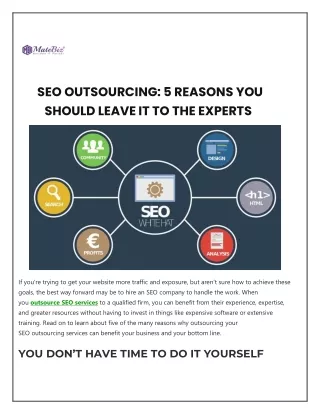 SEO OUTSOURCING
