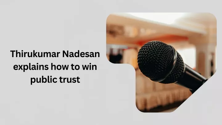 thirukumar nadesan explains how to win public