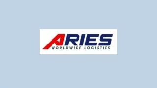 Freight Shipping - Aries Worldwide Logistics