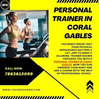 Personal trainer in Coral Gables