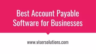 Best Account Payable Software for Businesses