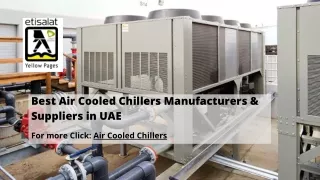 Best Air Cooled Chillers Manufacturers & Suppliers in UAE (2)