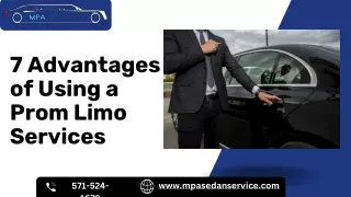 7 Advantages of Using a Prom Limo Services