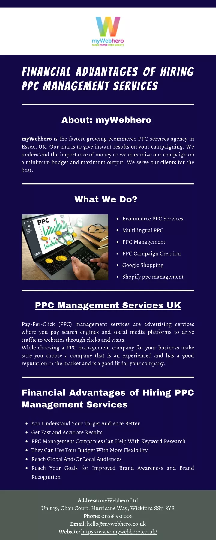 financial advantages of hiring ppc management