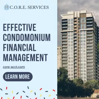Effective and Long-Term Condominium Financial Management