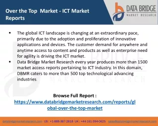 over the top market ict market reports