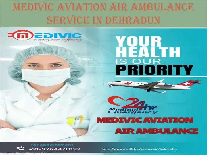 medivic aviation air ambulance service in dehradun