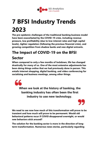 BFSI Trends 2023