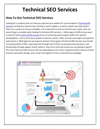 technical seo services